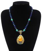 Lapis lazuli - Howlite turquoise - Boeddhistische