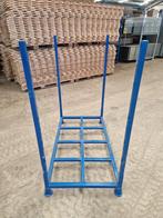 Stapelrek 1395x800xH1500mm blauw gebruikt, Zakelijke goederen, Ophalen of Verzenden