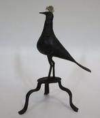 Bird oil lamp - IJzer (gegoten/gesmeed) - Nepal - early 20th, Antiquités & Art