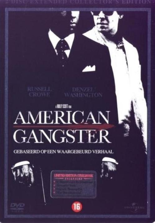 American Gangster steelbook (dvd tweedehands film), Cd's en Dvd's, Dvd's | Actie, Ophalen of Verzenden