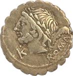 Romeinse Republiek. L. Memmius Galeria, 106 BC. Denarius