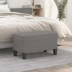 vidaXL Bankje 70x35x41 cm stof donkergrijs, Huis en Inrichting, Verzenden, Nieuw