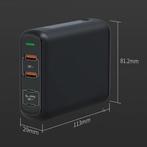 4-Port Oplaadstation - PPS / QC3.0 - 150W USB Oplader Muur, Telecommunicatie, Mobiele telefoons | Batterijen en Accu's, Verzenden
