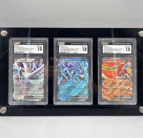 The Pokémon Company - 3 Graded card - Lugia ex, Suicune ex &, Hobby en Vrije tijd, Verzamelkaartspellen | Pokémon