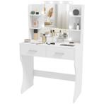 TRUUSK Kaptafel Met Dimbare LED-verlichting - Make-up Tafel, Verzenden, Nieuw