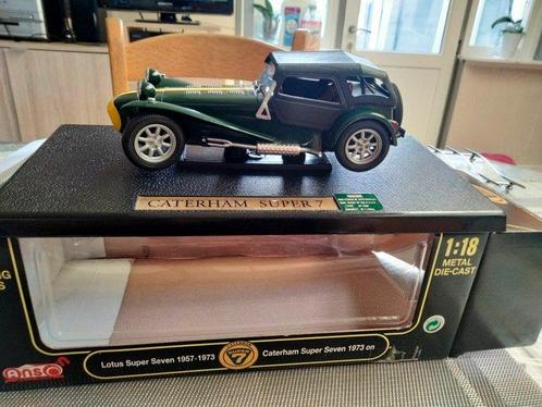 Anso 1:18 - Modelauto - Caterham Super 7 - Lotus Super Seven, Hobby en Vrije tijd, Modelauto's | 1:5 tot 1:12