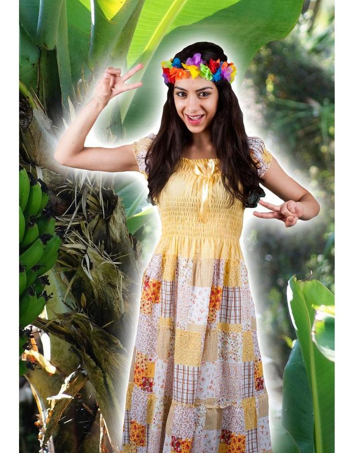 Hippie jurk met bloemen, Hobby & Loisirs créatifs, Articles de fête, Enlèvement ou Envoi