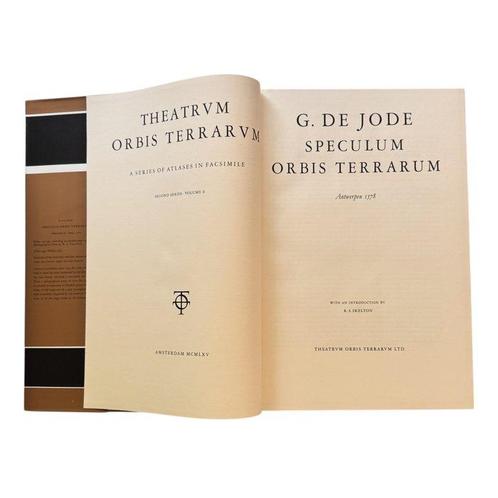G. de Jode - Speculum Orbis Terrarum - 1965, Antiek en Kunst, Antiek | Boeken en Manuscripten