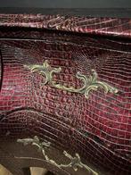 Ladekast - Hout, Brons, Messing, IJzer, nep krokodillenleer, Antiek en Kunst