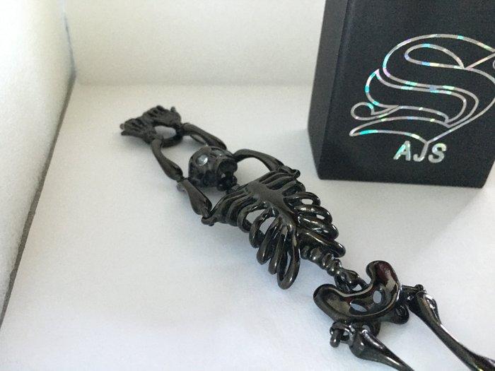 AJS - Memento Mori Skeleton Acier chirurgical, Antiek en Kunst, Antiek | Boeken en Manuscripten