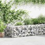 vidaXL Schanskorfmuur 450x30x50 cm gegalvaniseerd staal, Tuin en Terras, Verzenden, Nieuw