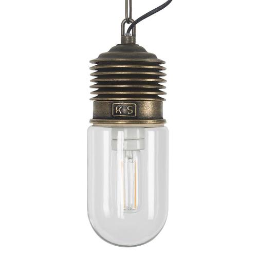 hanglampen Genius Hanglamp Brons Binnenverlichting, Maison & Meubles, Lampes | Suspensions, Envoi