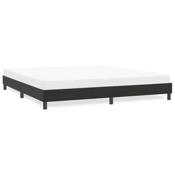 vidaXL Bedframe zonder matras 180x210 cm fluweel zwart, Huis en Inrichting, Slaapkamer | Bedden, Nieuw, Verzenden