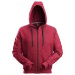 Snickers 2801 sweat-shirt à capuche zippé - 1600 - chili red