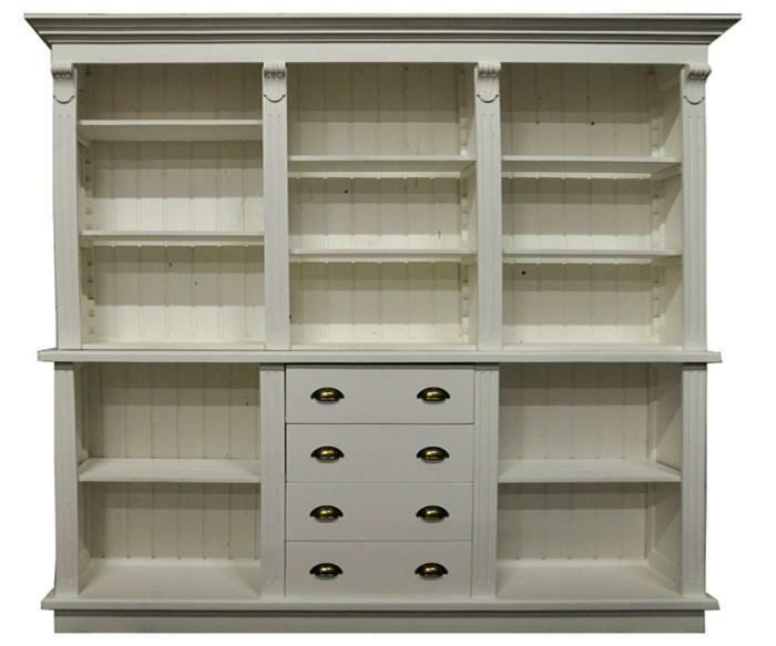 *TIP*  Witte winkelkast van 250 cm breed, Zakelijke goederen, Kantoor en Winkelinrichting | Winkel en Inventaris, Ophalen of Verzenden