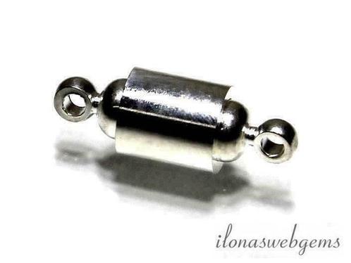 Verzilverd magneetslotje ca. 22x8mm, Hobby & Loisirs créatifs, Fabrication de Perles & Bijoux, Envoi