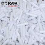 Schietpijpjes Wit Plastic 100 stuks, Verzenden