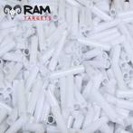 Schietpijpjes Wit Plastic 100 stuks, Verzenden, Nieuw