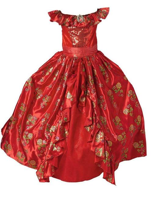 Prinsessenjurk - Elena jurk - Kleedje, Kinderen en Baby's, Carnavalskleding en Verkleedspullen, Verzenden