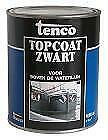 Touwen Tenco Topcoat Zwart TT-TC-ZW, Bricolage & Construction, Peinture, Vernis & Laque, Envoi