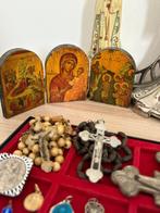 Verschillende oude religieuze voorwerpen (64) - Hout,