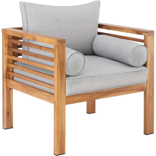 tectake Tuin-loungestoel Boka, gelakt hout, draagkracht 120, Tuin en Terras, Overige Tuin en Terras, Verzenden