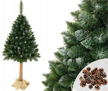 Kunstkerstboom 180 cm – dennenboom met sneeuw en glitters beschikbaar voor biedingen