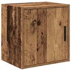 vidaXL Garage wandkast bewerkt hout oud hout, Verzenden