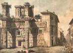 Scuola italiana (XVIII) - Tempio nel Foro di Nerva a Roma