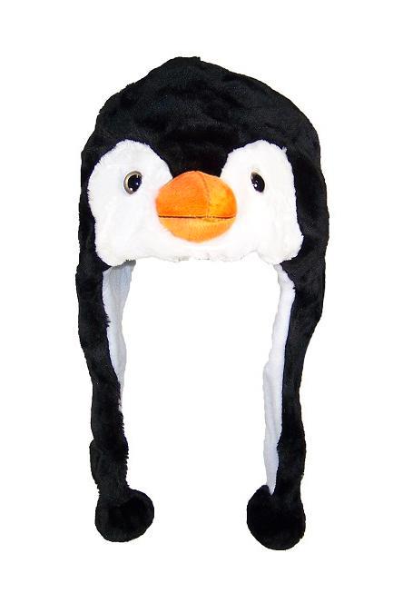 Muts Flappen Pinguin Laplander met Oortjes Zwart Wit Vogel B, Kinderen en Baby's, Kinderkleding | Petten en Hoeden, Nieuw, Ophalen of Verzenden