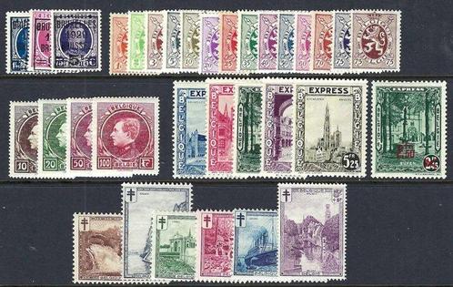 België 1929 - De volledige jaargang - OBP/COB 273/98, Postzegels en Munten, Postzegels | Europa | België