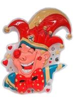 Wanddeco Clown Prins Carnaval 60 X, Verzenden