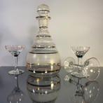 Carafe (4) - Carafe / carafe en verre Art Déco français avec, Antiquités & Art