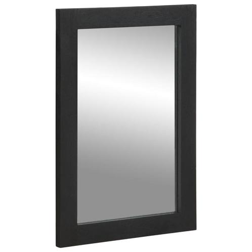 vidaXL Badkamerspiegel 50x70x2,5 cm bewerkt hout en messing, Huis en Inrichting, Badkamer | Badkamermeubels, Nieuw, Verzenden