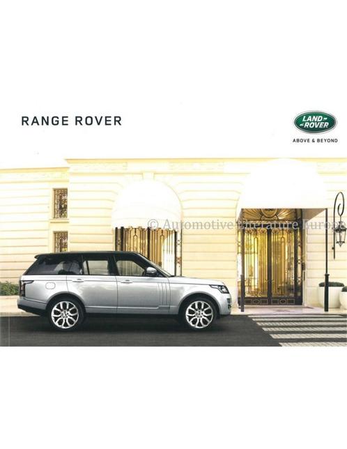 2015 RANGE ROVER BROCHURE NEDERLANDS, Boeken, Auto's | Folders en Tijdschriften, Ophalen of Verzenden