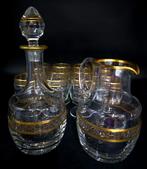 Drinkservies (14) - Verguld, Kristal - Water