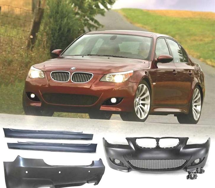KIT CARROSSERIE BMW E60 03-07 ANTIBROUILLARD ET LAVE PHARES, Auto-onderdelen, Carrosserie, Verzenden