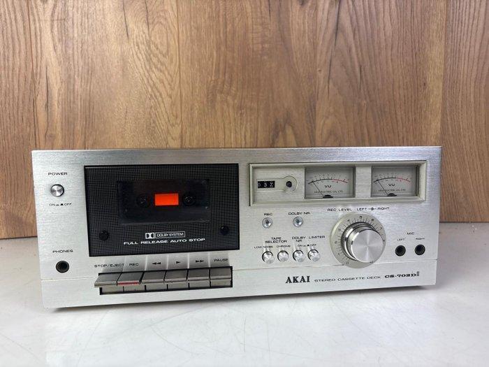 Akai - CS-702DII Audiocassette deck, Audio, Tv en Foto, Radio's