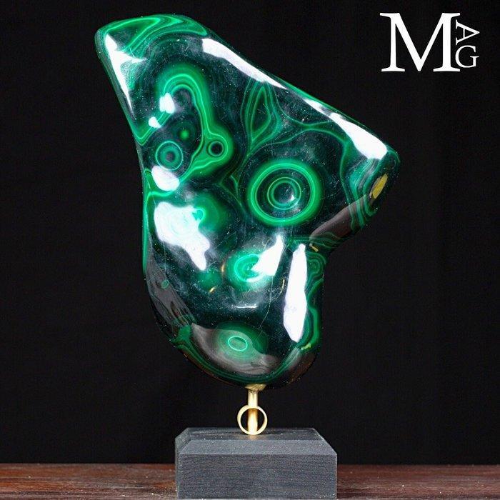 Malachite de qualité AAA - Minière Étoile - Base artistique, Verzamelen, Mineralen en Fossielen