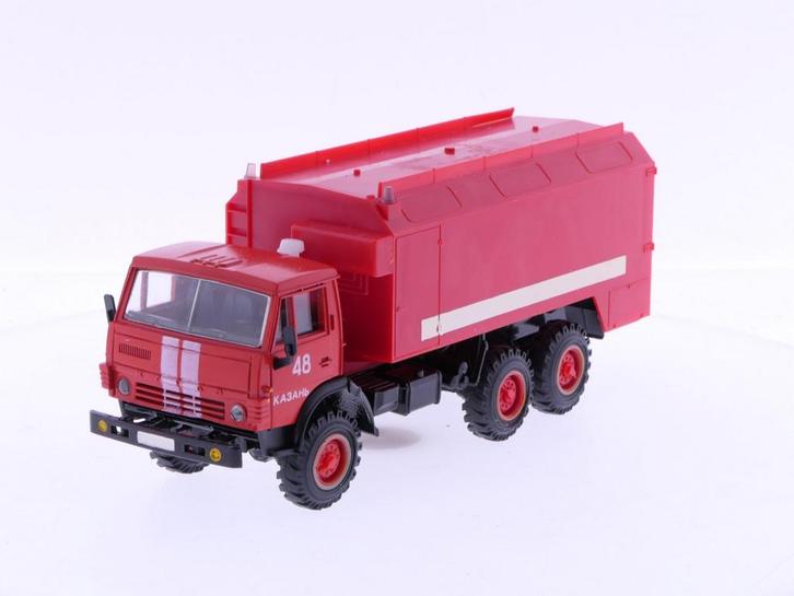 Schaal 1:43 Elecon AREK KAMAZ-4310 KUNG fire engine #7028, Hobby en Vrije tijd, Modelauto's | 1:43, Zo goed als nieuw, Ophalen of Verzenden