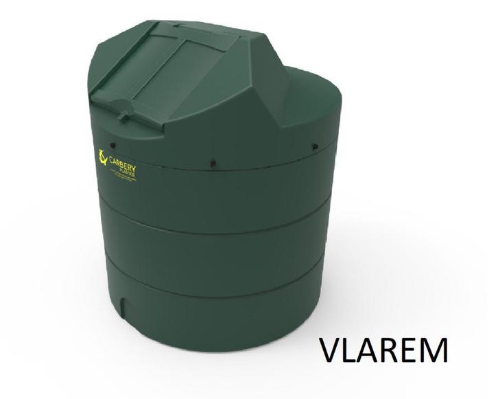 Dieseltank Carbery Vlarem premium 1.350 ltr verticaal, Doe-het-zelf en Bouw, Overige Doe-Het-Zelf en Bouw, Nieuw, Verzenden