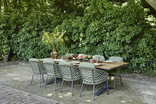 Suns Nappa eetset forest green met Stockholm tafel |, Tuin en Terras, Tuinsets en Loungesets