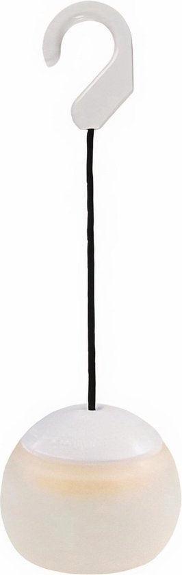 2dekans | LED Hanglamp - Bol - 4 LED - Silicone - wit, Maison & Meubles, Lampes | Suspensions, Enlèvement ou Envoi