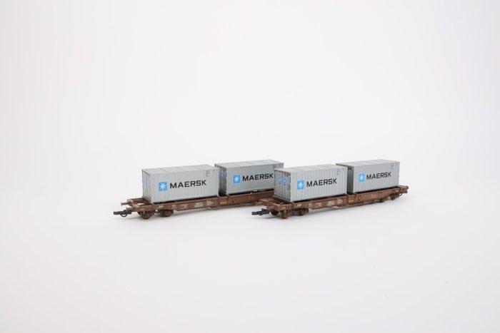 Roco H0 - 67741 - Modeltrein goederenwagon (2) -, Hobby en Vrije tijd, Modeltreinen | H0