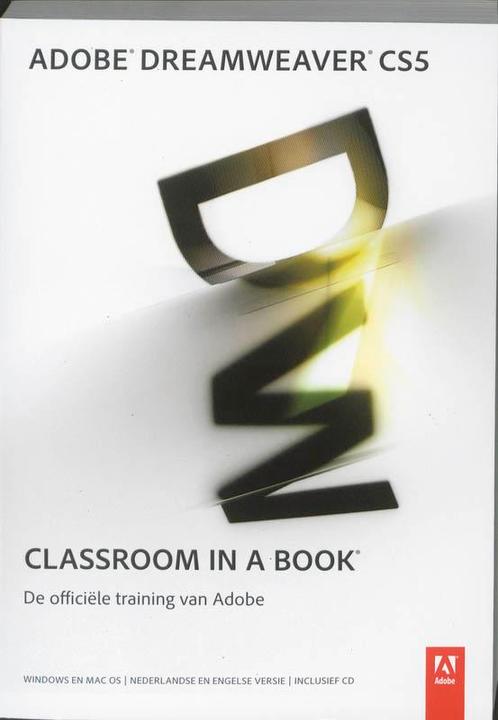 Adobe Dreamweaver CS5 Classroom in a Book / Classroom in a, Boeken, Informatica en Computer, Zo goed als nieuw, Verzenden