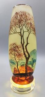 Legras &Cie - Vaas -  Vase Art Nouveau à décor émaillé dun, Antiek en Kunst, Antiek | Glaswerk en Kristal