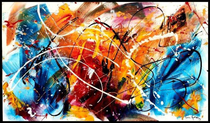 Luc Mora - Heart en fire - XXL, Antiek en Kunst, Kunst | Designobjecten