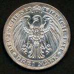 Duitsland, keizerrijk Wilhelm II. 3 Mark 1911 / 100th, Postzegels en Munten