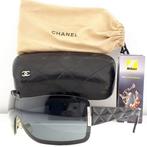 Chanel - Shield Black with Silver Tone Metal Chanel Plate