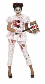 Clown Halloween Kostuum Dames Bloederig, Verzenden